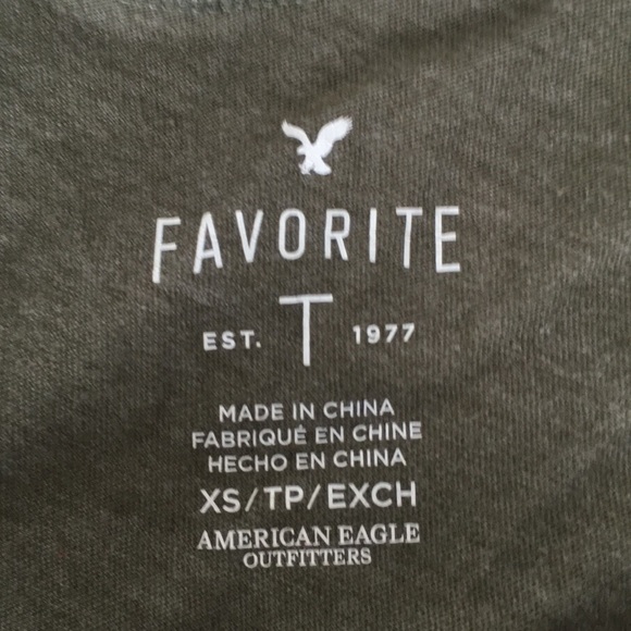 Women American Eagle Outfitters Top shirt size XS - Picture 3 of 4